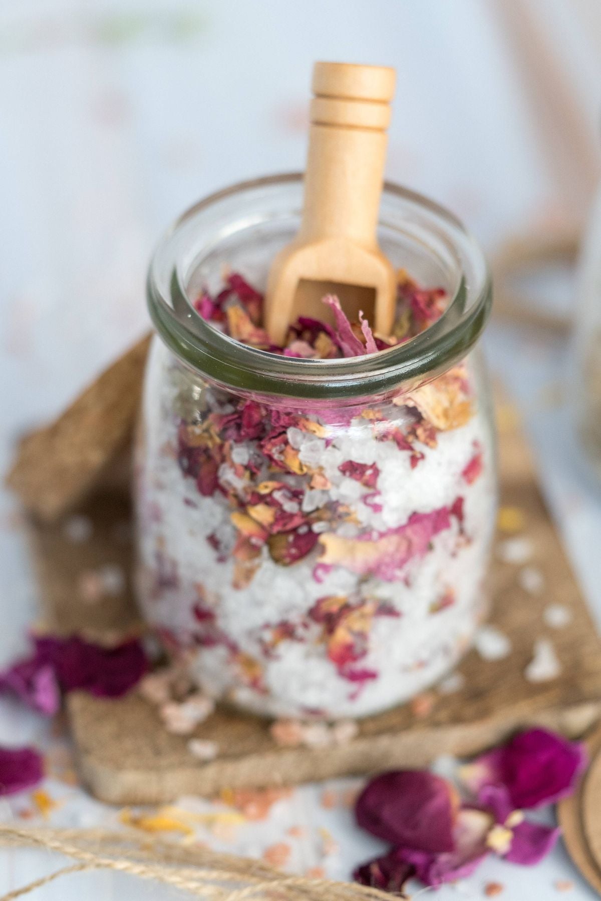 Discover Pure Relaxation with Our New Handmade Rose & Lavender Bath Salts – Available Now!