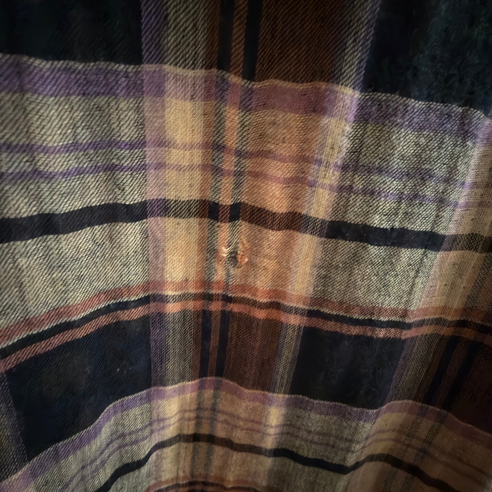 Reversible Plaid & Leopard Kimono Wrap – Boho Fringe Open-Front Layering Top