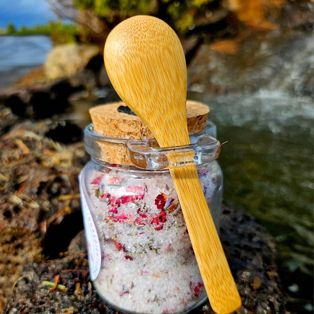 Rose & Lavender Bath Salts – Handmade Relaxation Soak | Aromatherapy, Natural Spa Detox